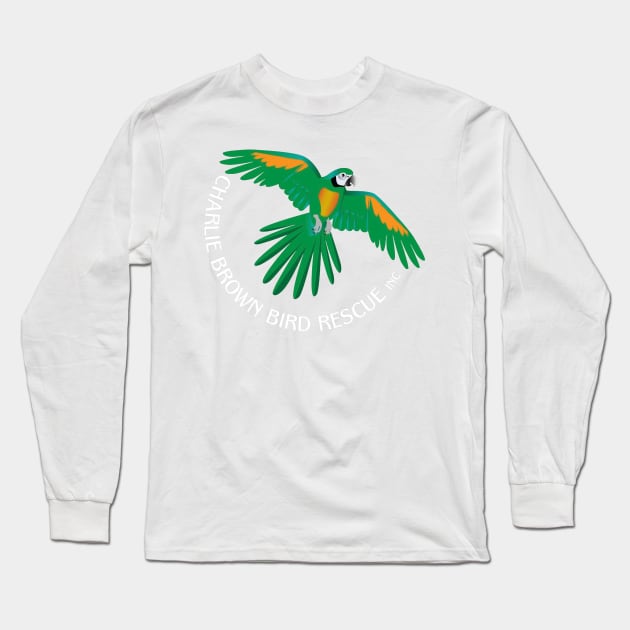 CB logo white type Long Sleeve T-Shirt by Just Winging It Designs